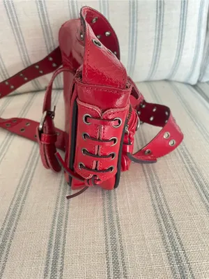 Free People High Speed Crossbody Bag in Red Lip thumbnail 8