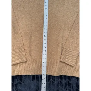 Aerie Women's CozyUp Beige Sweater Oversized Crew Neck Soft Size Large thumbnail 8