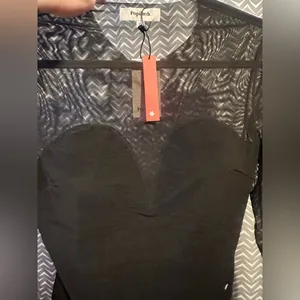 NWT Popilush | Sheer Mesh Shapewear Bodysuit, size XL thumbnail 2