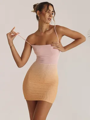 House of CB Deva Ombre Mini Dress S thumbnail 1