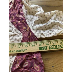Free People Pennies Sequel Embroidered‎ Babydoll Top SizeXS Hippie Boho Cottage thumbnail 5