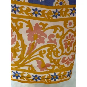 J.Crew Point Sur Royal Block Print Tiered Maxi Dress size 6 thumbnail 8