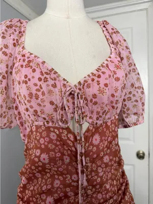 NWOT Free People x Revolve Tessa Mini Floral Dress thumbnail 7