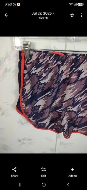Nike Dri-Fit Purple Printed Shorts thumbnail 7