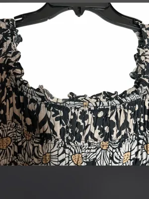 Forever That Girl Smocked Off-The-Shoulder Mini Dress from Anthropologie Size M thumbnail 5
