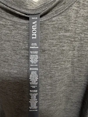 VUORI Lux Harem Jumpsuit Heather Grey Women’s Medium thumbnail 6