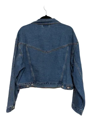NEW Levi’s Shrunken '90s Bling Solargenic Cropped Trucker Jacket - Size XL thumbnail 5