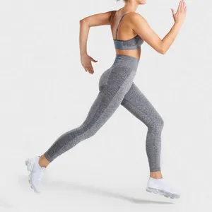 Gymshark Womens Gray Flex High Waisted Seamless Leggings XS Gym‎ Athletic thumbnail 3