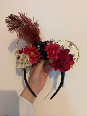 Disney HandMade Floral Light Up Pirate Ears thumbnail 5
