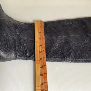 Pour La Victoire Blue Leather Boots Snakeskin Knee-High Women’s Size 8 Leather thumbnail 11