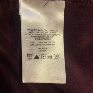 COLUMBIA Womens‎ Benton Springs Full Zip Fleece Jacket Burgundy Size S Small thumbnail 6