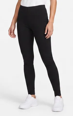 Unknown Leggings Womens S Black High Rise Athletic Stretch Solid Excellent thumbnail 1