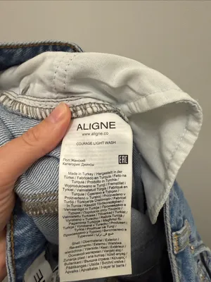 ALIGNE Courage Barrel Jeans Blue Size 26 thumbnail 5