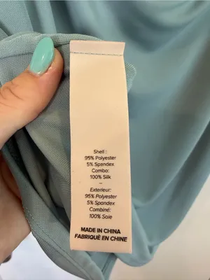 Cinq a Sept Jersey Marta Cami. Size: Large. Color: Ocean Dew. thumbnail 9