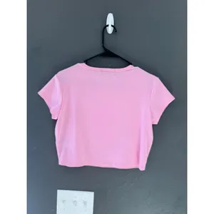 Dolls Kill x Care‎ Bears Pink Angel Share Bear Crop Baby Tee Large DKCB20045 thumbnail 4