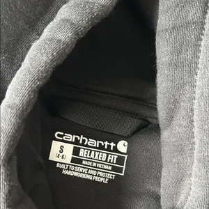 Carhartt Relaxed Fit Black Hoodie Size Small (4-6) thumbnail 5