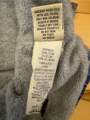 VTG L.L.Bean Women's Blue Jacket Med pet VGUC thumbnail 5