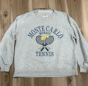 Abercrombie and Fitch Soft AF Monte Carlo Tennis Sweatshirt Women’s Large thumbnail 1