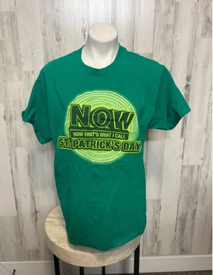Now That's What I Call St. Patrick's Day Graphic T-Shirt Mens Large Green AceBou thumbnail 1