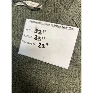Free People We The Free Santa Clara Thermal Top Olive Green Waffle Knit Medium thumbnail 9