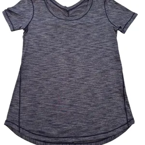 lululemon athletica‎ Women's Blue Micro-stripe Top size 4 thumbnail 1