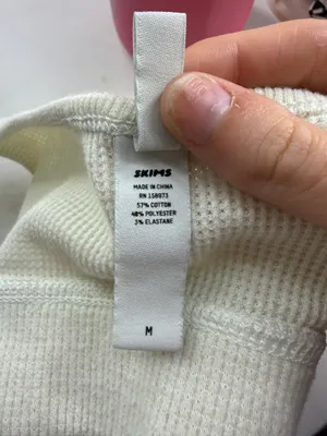 SKIMS Waffle Knit Top Medium thumbnail 4