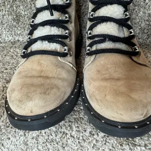SOREL Woman’s Lennox‎ Shearling Boots Tan Size 6 Waterproof thumbnail 4