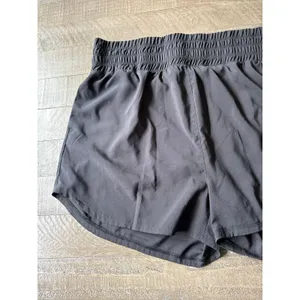 Crane Women's Black high-waisted‎ running shorts Size XL thumbnail 2