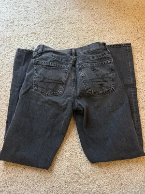 American eagle ripped black jeans  thumbnail 2