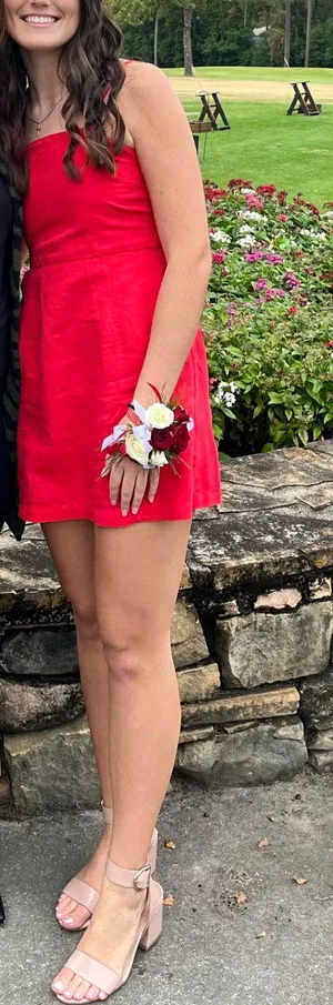 Zara Red Cocktail Dress thumbnail 2