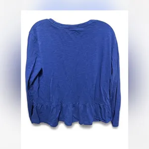 Caslon Royal Blue Long Sleeve Top thumbnail 3