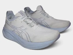 ASICS Gel Nimbus 26 Women 11 White Fresh Air Running Shoes thumbnail 1
