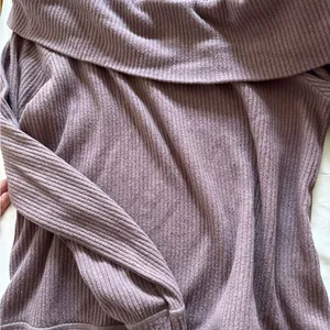Abercrombie Women's Ribbed Sweater - Purple thumbnail 1