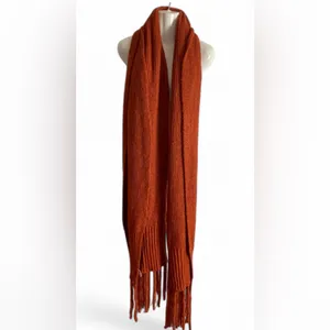 Free People Vibrant Orange Knit Accessory thumbnail 4
