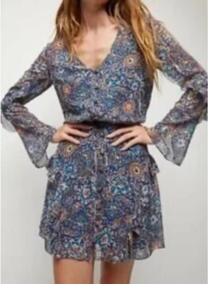 Veronica Beard silk boho dress size 8 thumbnail 1