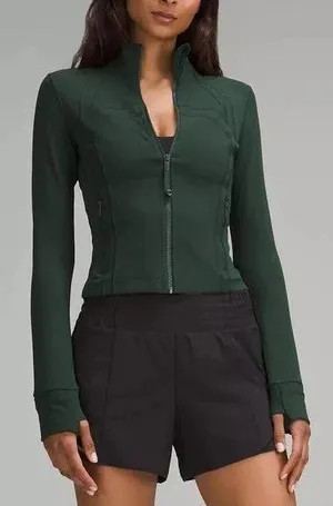 Lululemon Define Cropped Jacket - Legacy Green thumbnail 1