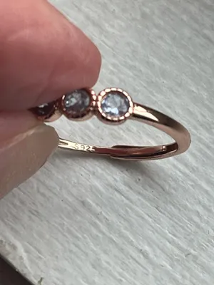 Anthropologie Sterling silver Tanzanite ring thumbnail 5
