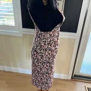 Clearance 50% off Vintage Floral Corduroy Overalls Dress, Small thumbnail 3