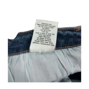 Judy Blue Wide Leg Crop Jeans Womens 32 Blue Stretch High Rise Boho Festival thumbnail 7