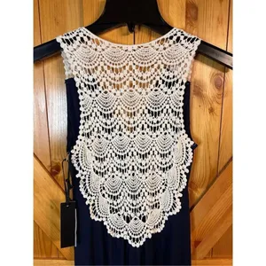Felicity & Coco Crochet Back Jersey Maxi Dress Size XS nwt (4340) thumbnail 8