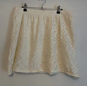 Pins And needles Size‎ 12 Lace Cream Mini Skirt Zipper Back Liner Feminine Girly thumbnail 1