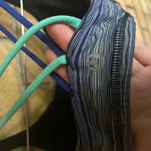 Lululemon Free To Be Sports Bra Space Dye Twist Sapphire Blue Multi Size 4 thumbnail 5