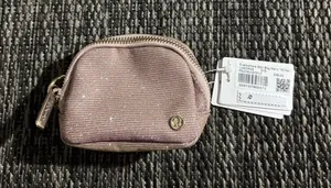 Lululemon Belt Bag Nano *Glitter Pink Champagne Muse Gold NEW thumbnail 1