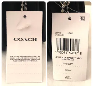 Coach Bandit black leather crossbody thumbnail 15