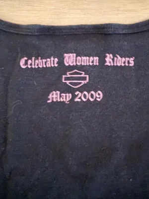 Harley-Davidson Celebrate Women Riders 2009 Graphic Cotton Tank Top Women’s L thumbnail 4