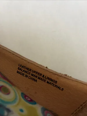 Born Tan Knotted Leather Ballet Flats Size 7 thumbnail 7