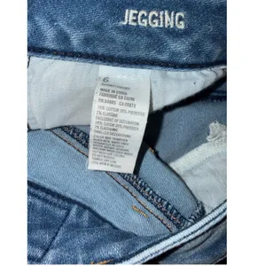 American Eagle Jegging Women 6 Short Blue Denim Stretch Casual‎ Boho thumbnail 3