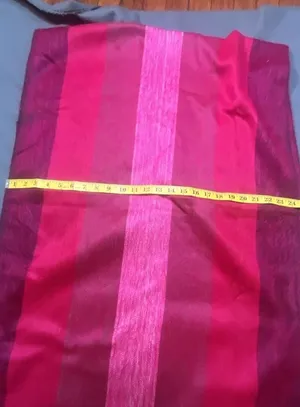 Poppy's Alpaca Scarf - Pink and Red Ombré Stripe thumbnail 6