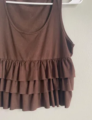 Ruffled Tank Top  thumbnail 5