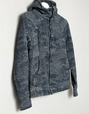 Lululemon Full Zip Floral Print Cotton Fleece Hoodie thumbnail 6